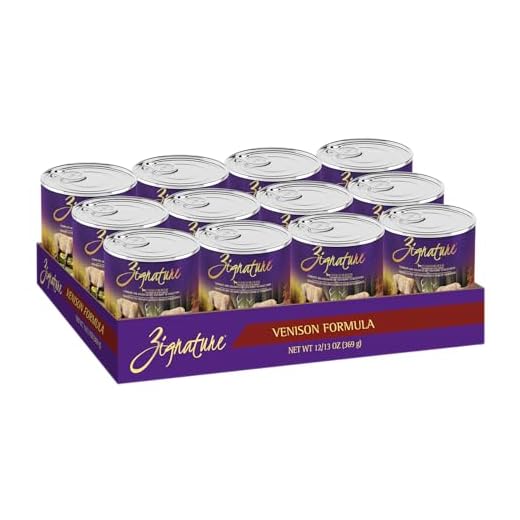 Zignature Venison Limited Ingredient Formula Wet Dog Food 13oz, case of 12
