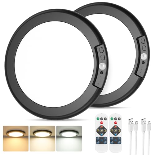 Image of Rechargeable Motion Sensor Ceiling Light, Battery Operated Closet Light
