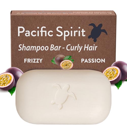 Pacific Spirit Shampoo Bar for Curly & Wavy hair with Coconut Moisturizing and Conditioning - 2 in...