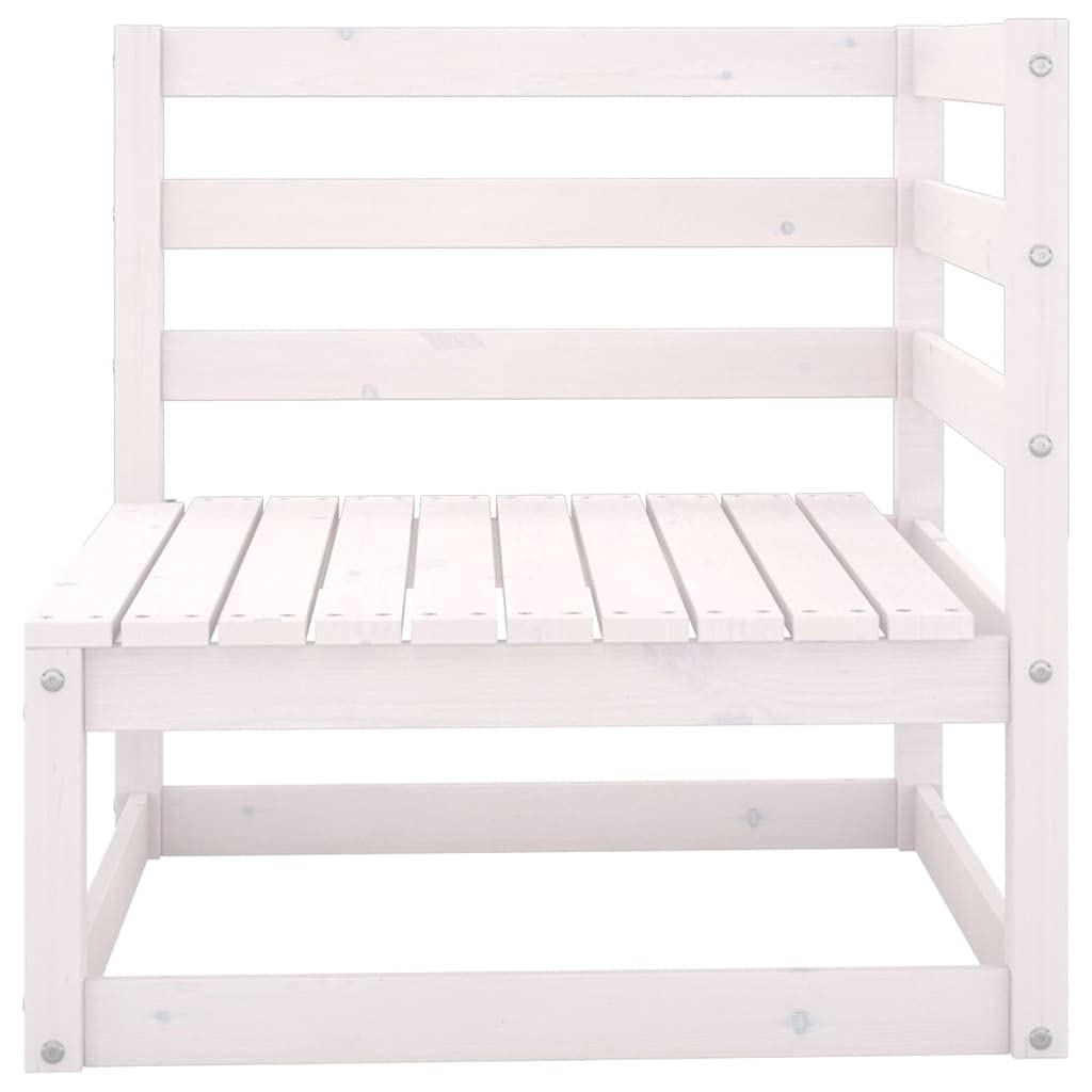Divano da giardino 3 posti in legno di pino massiccio, design modulare per esterni, set da soggiorno resistente alle intemperie, mobile da terrazza flessibile e stabile