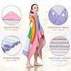 MOKANI Kids Cotton Hooded Towels | Super Soft & Thick & Super Absorbent | 50 x 30 Beach Bath Swimming Towels for Girls Boys Ages 3-12