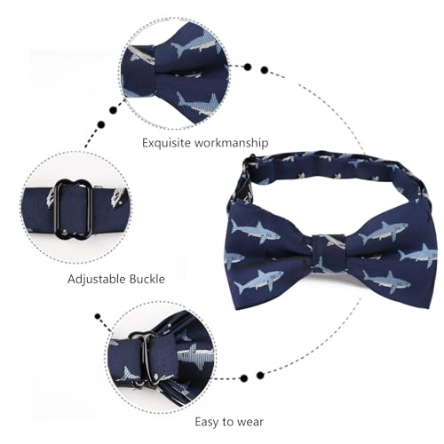Alizeal Boys Printed Fun Novelty Pre-tied Kids Bow Tie4