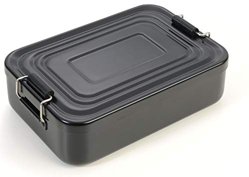 TROIKA Black Box #Box82 Lunch Box met beugelsluiting, vaatwasmachinebestendig, geschikt voor levensmiddelen, alternatief gebruik: als sleutelsafe of opbergdoos voor gebruiksvoorwerpen, Troika-Original