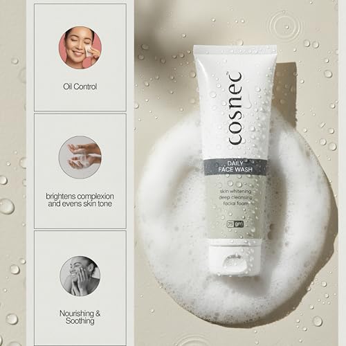 Image of DailYy Face Wash 75 g | GentlLe CleansinNg Facial Foam for Fresh & Clean Skin | For Men & Women,दैनिक उपयोग वाला फेस वॉश, त्वचा के लिए फेस वॉश, काले धब्बों के लिए फेस वॉश,[ pack of 1 ]