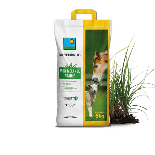 BARENBRUG - Mélange Prairie - Productif et Appétent - Rapide d’Installation - Très Bonne Pérennité - Production Alimentation pour Animaux - Fabriqué en...
