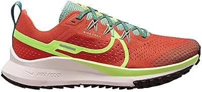 Nike Women's React Pegasus Trail 4 Running Shoes (Mantra Orange/Enamel Green/Bicoastal/Ghost Green,...