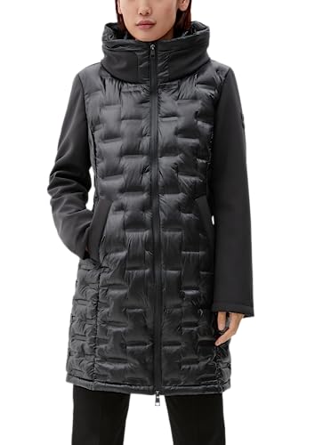 s.Oliver Steppmantel mit integrierter Kapuze black 34