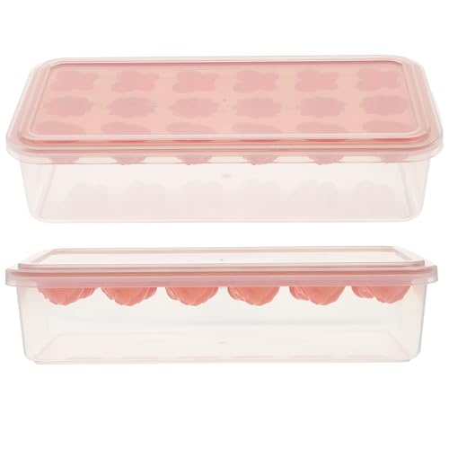 Molde de silicona para cubos de hielo 2 piezas miniatura 1