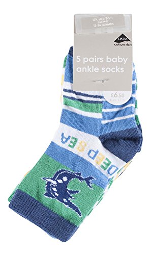 Ex Mothercare Calzini - Bebè maschietto Multi 6-12...