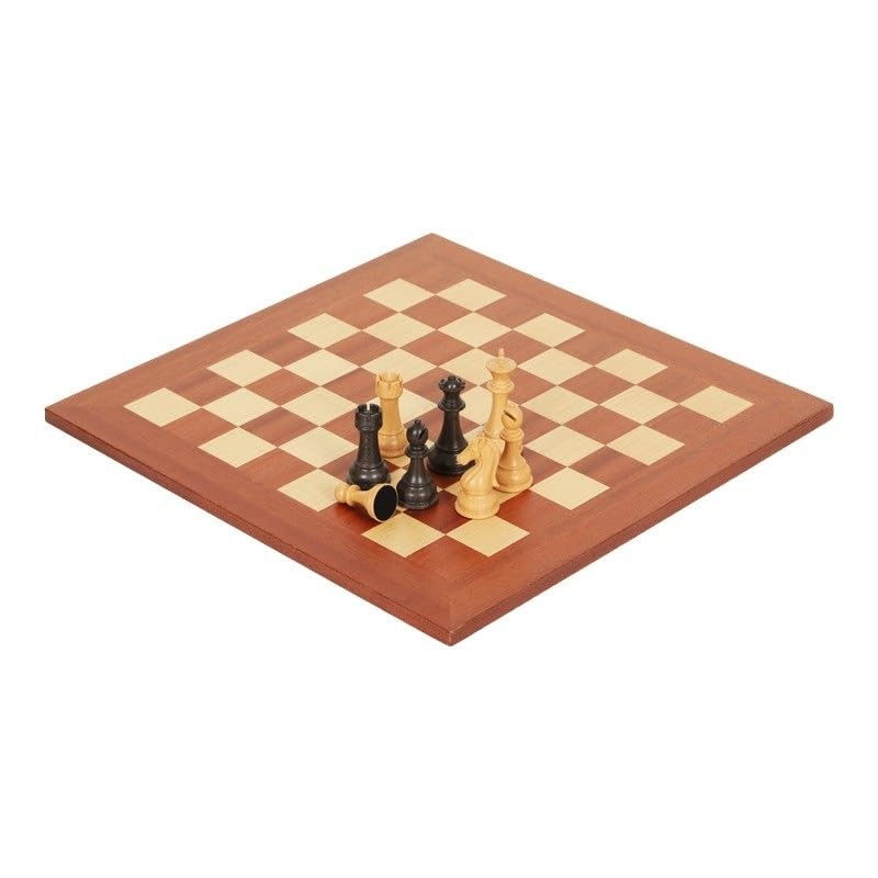 Set di scacchi in legno for adulti e bambini, confezione regalo, pezzi con slot for riporre i pezzi, set di giochi da tavolo for tornei professionali scacchiera portatile(48cm)