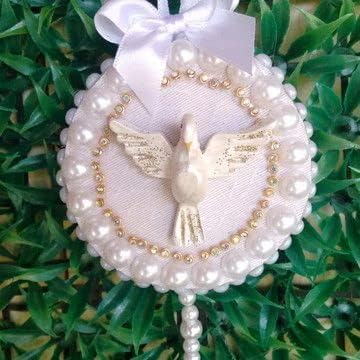 Miniatura 6 de 100 cuentas de media perlas redondas grandes de 0.78 pulgadas con parte trasera plana de color marfil para manualidades, perlas de espalda media