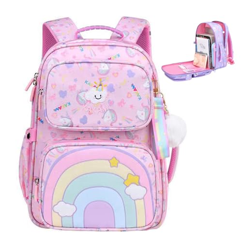 Mochilas Escolares Para Juveniles, Impermeable Bolsa Escolar Para Niños y Niñas de Primaria, Mochilas Escolares de Gran Capacidad, Mochilas de Viaje (Sueño...