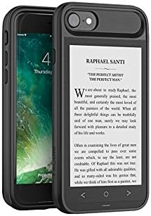 Oaxis Inkcase for iPhone 7 Plus, E Ink Reader for iPhone 8 Plus / 7 Plus / 6 Plus, Smartest iPhone Assistant Case with E Ink Display Screen Replacement for E Ink Calendar/eBook/News/Note Pocket