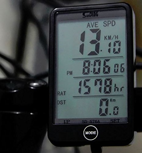 Sunding SD-576A Bicycle Computer Mounted