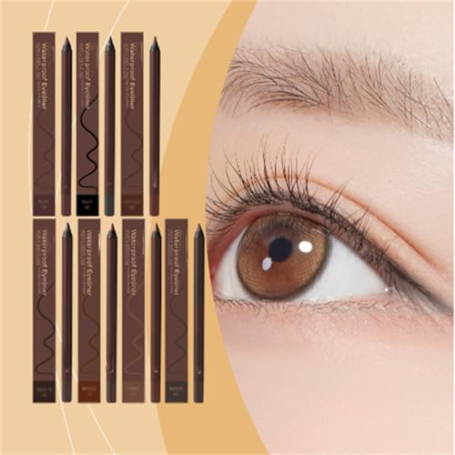 Eyeliner, delineador de ojos resistente al agua y afilable miniatura 2