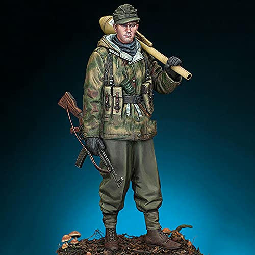 Splindg 1:16 Harz Modell stehender Soldat Figur weiß Modell Kit / N46390 Cover