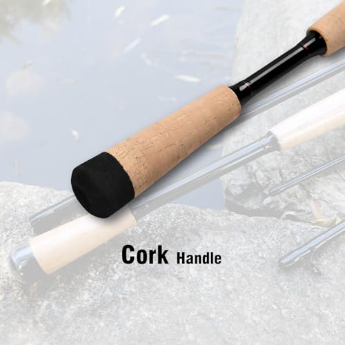 Fiblink Caña de Pescar Baitcasting de Carbono 4 Piezas 7 Pies Media Pesada Acción Rápida miniatura 6