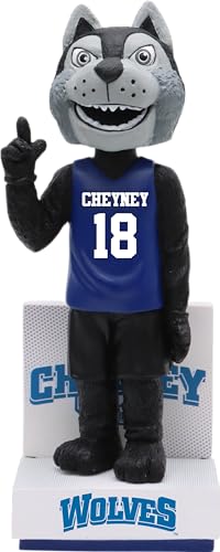 Wolf Cheyney Wolves Mascot Bobblehead College