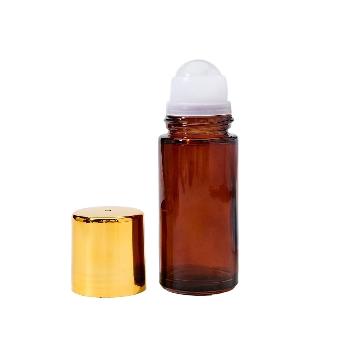 Palut 1Pc Crystal Ball Essential Oil Bottle, Bottle Refillable Perfume Liquid Container for Home Decor(Clear quartz)
