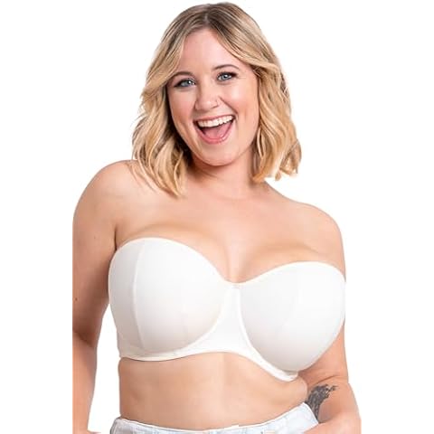 Curvy Kate Luxe Strapless Bra, Pearl Ivory Cover