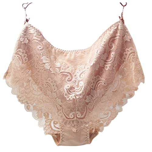 Culotte en coton avec dentelle raffinée et maintien optimal en taille 6XL