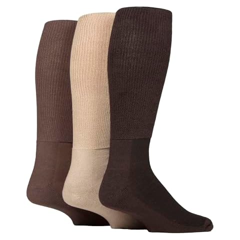 IOMI Knee High Bamboo Diabetic Socks Pack Cover