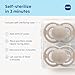 MAM Perfect Baby Pacifier 16+ Months, Extra Thin Nipple, Developed with Orthodontists, Clinically Proven, Glows in The Dark, BPA-Free Silicone, Pack of 2, Made in Europe