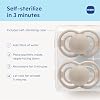 MAM Perfect Baby Premium Pacifier 16+ Months, Extra Thin Nipple, Developed with Orthodontists, Clinically Proven, Glows in The Dark, BPA-Free Silicone, 2 Pack, Made in Europe