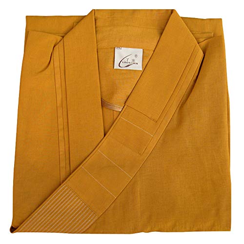 ZooBoo Summer Buddhist Shaolin Monk Robe Cotton Long Robes Gown Kung Fu Uniforms Martial Arts Clothing2