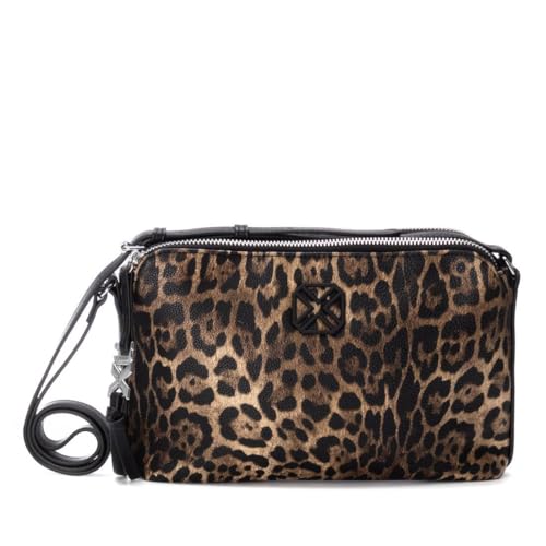 XTI - Bandolera Mujer Leopardo - Diseño moderno y práctico - Ideal para cualquier ocasión - Modelo 18448301
