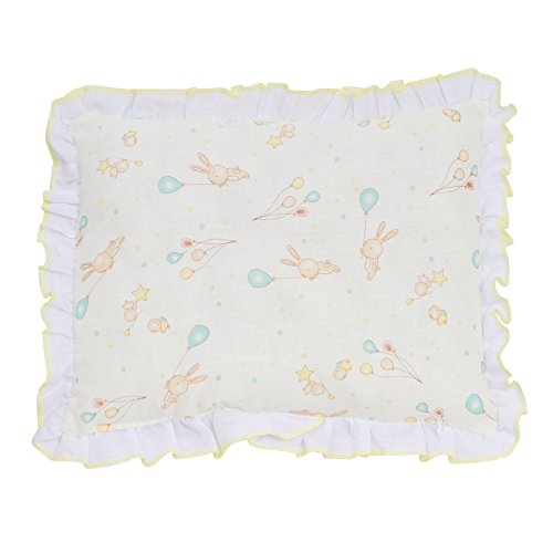Travesseiro Papi Estampado Com Babado para Bebê 35cm X 28cm Contém 01 Un