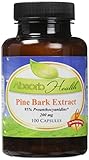 Pine Bark Extract | 200mg | 100 Capsules | 95% OPC Flavanoids | Powerful Antioxidant and Free Radical Scavenger