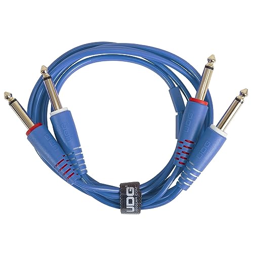 UDG Audio Cable Set 1/4'' Jack - 1/4'' Jack Blue Straight 3m