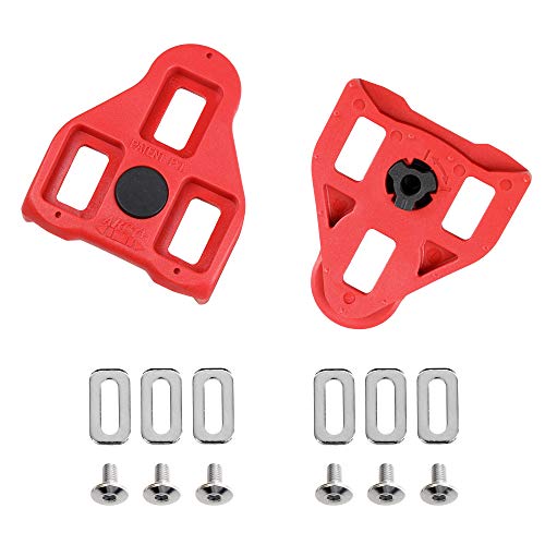 Image of CyclingDeal Bike Cleats Compatible with Peloton & Look Delta - Indoor Cycling & Road Bike Bicycle Cleats Set - Compatible with Indoor Exercise Bikes Pedals & Shoes
