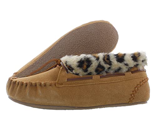 Minnetonka Womens Jacqueline Indoor/Outdoor Slipper (8, Cinnamon, numeric_8)