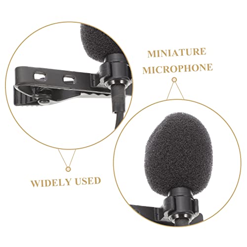 Micrófono de clip para conferencias transmisión y video de solapa con conector jack 4