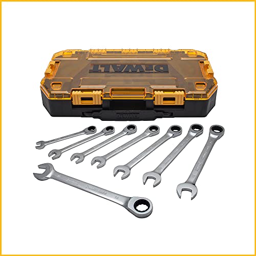 DEWALT Ratcheting Wrench Set, Metric, 8-Piece (DWMT74734)