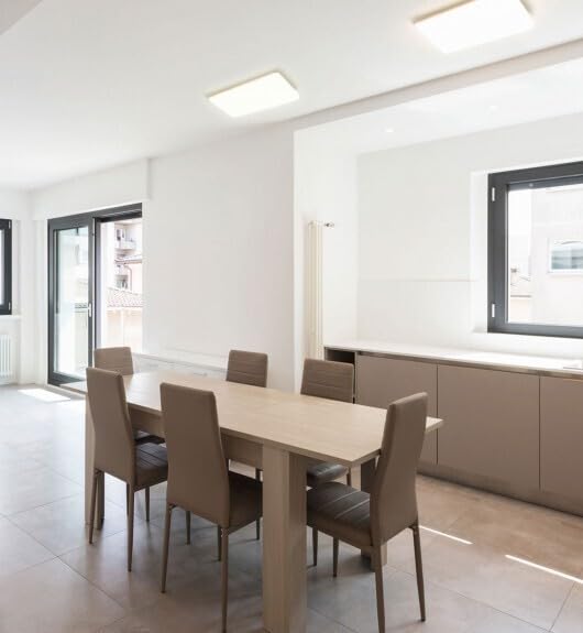 Plafón cuadrado 36W blanco 6000K IP20, ideal para iluminación interior y espacios donde se requiera luz brillante.