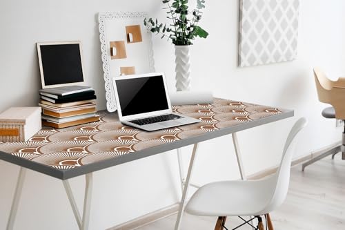 Couverture de bureau vinyle PVC protection des surfaces imperméable 100x50 cm - 2