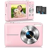 【FHD 1080P & 44MP Digitalkamera】44MP-Foto,16x Digitalzoom und Bildstabilisierung Funktion sorgen für scharfe und lebendige Fotos. Die Digitalkamera mit Videofunktion 1080p mit Pausen ermöglicht es Kinder, ihre Abenteuer aufzeichnen und ihre Kreationen mit Familie und Freunden teilen können.Die Digitalkamera Kinder wird mit 2 wiederaufladbare Akkus geliefert, die sich hervorragend für den Langzeiteinsatz eignen.