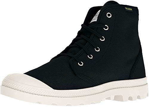 Palladium Unisex Pampa Hi Originale Boot, Black/Marshmallow - 6 Men's/7.5 Women's Medium