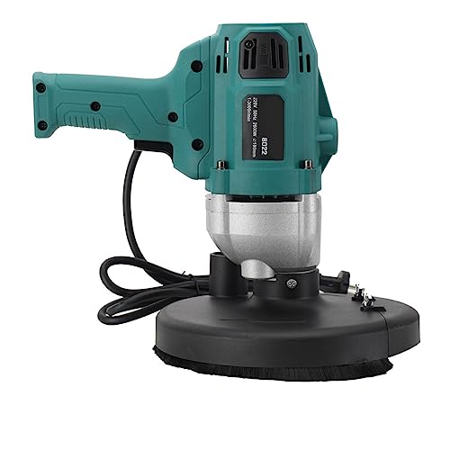 NICCOO SURFACEUSE À BÉTON,180mm Ponceuse à béton 2600W 1-3000r/min Schleifmaschine Set Ponceuse a Beton