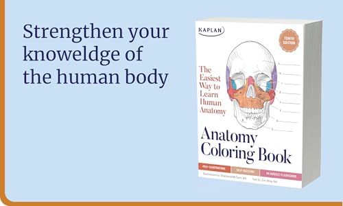 Anatomy Coloring Book with Quizzes