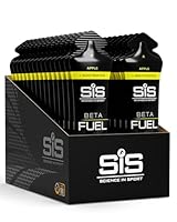 Science in Sport BETA Fuel + Nootropica Gel 30 x 60ml Apfel - Energiereich mit 40g Kohlenhydrate, Ideal geeignet für Ausdauersportler