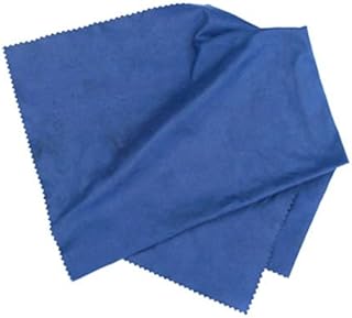 Brillenputztuch aus Mikrofaser in Profiqualität, auch für Displays (großes Microfasertuch aus feiner Spezialfaser, 30x40cm, waschbar)