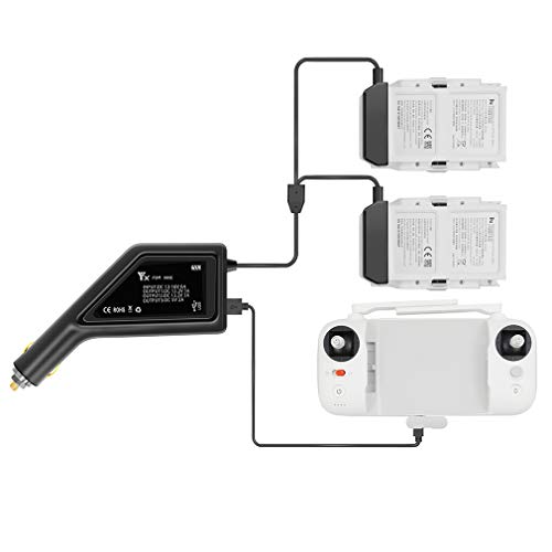 Kismaple 3 in 1 Caricabatteria Auto per FIMI X8 SE...