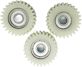 3pcs 28Teeth Gear, Ebike Ball Bearing Gear Electrical Bike Motor Clutch Tricycle Gearbox Reduce Plastic Gears,38mm PA66 Nylon
