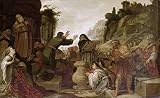 Kunstwerk Tableau Murales en Toile Art De célèbres tableaux Pynas Jacob Symonsz. Paul et Barnabas à Lystre vénérés comme des dieux par le peuple pour la décoration de la chambre à coucher 60x90cm
