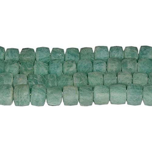 Amazonite perles cubes facettées pour créer vos colliers d'été bohème chic