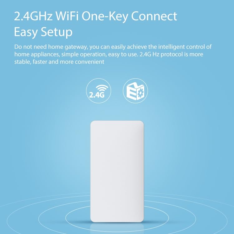 2.4GHz WiFi One-Key Connect Easy Setup illustration